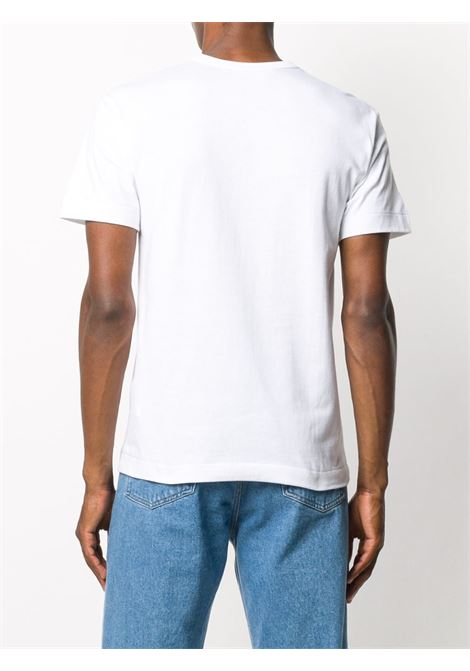 play t-shirt man white in cotton COMME DES GARÇONS PLAY | P1T0861